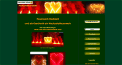 Desktop Screenshot of hochzeitsfeuerwerk.de