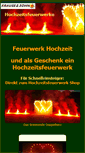 Mobile Screenshot of hochzeitsfeuerwerk.de
